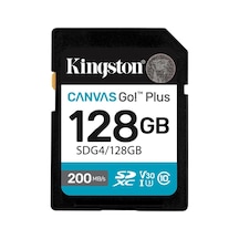 Kingston Sdg4-128gb 128gb Sdxc Canvas Go Plus Gen4 200mb-s C10 Uhs-ı U3 V30 Hafıza Kartı Kdo