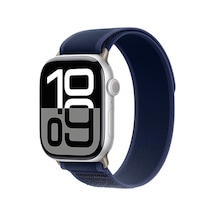 Watch 10 46mm Uyumlu Zore Krd-77 Hasır Kordon-mavi