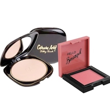 Catherine Arley Pudra No 6 + Pastel Cream Blush - Krem Allık 41 Catherine Arley Pudra No 6 + Pastel Cream Blush - Krem Allık 41