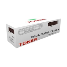 Hp Uyumlu Cb540a/ce320a/cf210a Çipli Siyah Muadil Toner