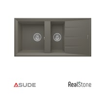 Realstone P013 Salda 1.5 Göz Damlalıklı G.eviye 1000 500mm G Belirtilmemiş