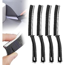 4 Adet Boşluk Temizleme Fırçası, Çok Fonksiyonlu Aralık Boşluğu Ekru