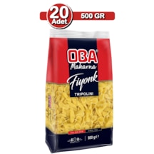 Oba Fiyonk Makarna 500 G X 20 Adet Toplu Kullanım Paketi
