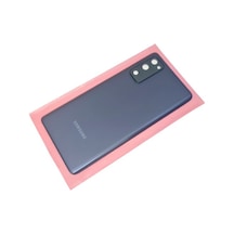 Samsung Galaxy Uyumlu S20 Fe Arka Pil Batarya Kapağı Full Lensli Siyah