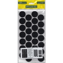 Pacific 6128 Bl Yapışkanlı Keçe 28 Mm Siyah
