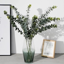 Yapay Çiçek Yeşil Okaliptus 3dallı Uzun Dal 76cm Eucalyptus Diğer