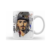 Johnny Depp No Back Kupa Bardak Porselen Karışık