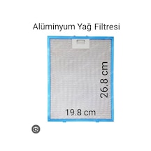 Çetintaş Davlumbaz Alüminyum Kaset Yağ Filtresi 26,8 X 19,8 Cm