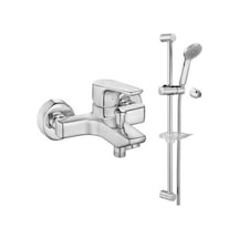 Eca Niobe 482 Banyo Bataryası + Eca Spil Sürgülü Üst Takım Set 2'li Krom
