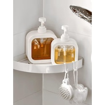 Mukko Home Plastik Akrilik Sıvı Sabunluk 300 Ml + 500 Ml 2'li Sıvı Sabunluk Diğer