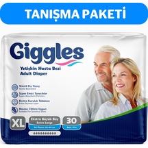 Giggles Yetişkin Bel Bağlamalı Hasta Bezi Extralarge 30'Lu