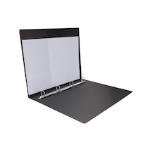 2k Evrak Sunum Tanıtım Firma Klasörü A4 Pvc 2 Cm 4 Halkalı 150 Yaprak Kapasiteli Ring Binder File 25,5x32 Cm.,siya