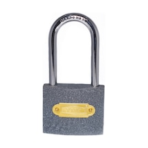 Eko Gri Döküm Uzun Kancalı Asma Kilit 38mm Çok Renkli