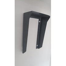 Diafon Zil Paneli Koruyucu Kapı Zili Metal Yağmurluk Aparatı, Antrasit, 15 X 27,5 X 8 Mm