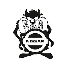 2 Adet Nissan Taz Komik Araba Sticker Yapıştırma