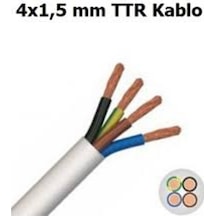 Çarkıt Cable 4X1,5 Ttr Çok Telli Kablo Tam Kesit %100 Bakır