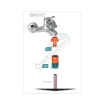 Banyo Otomatik Batarya Bağlantısı Erkek + Otomatik Bağlantı Sayım