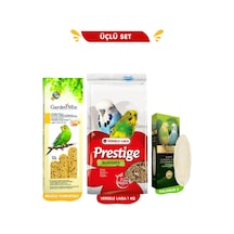 Üçlü Başlangıç Seti: Versele Laga Muhabbet Yemi 1 Kg + Muzlu Yumurtalı 3lü Kraker + Gold Wings S Kalamar Kemiği