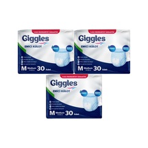 Giggles Hasta Bezi Yetişkin Emici Külot M-orta 90 Adet 3pk 30 Orta