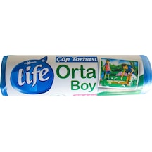 Life Orta Boy Çöp Torbası Mavi 55 x 60 CM