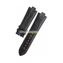 Gc Y24006g7 Uyumlu Siyah Deri Kordon