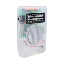 Am-fm Şeffaf Analog Hapi Shane Radyosu 88-108 Fm Frekans Araliği