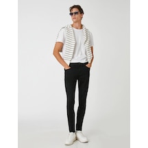3SAM40082ND Koton Erkek Jean Pantolon SİYAH Siyah
