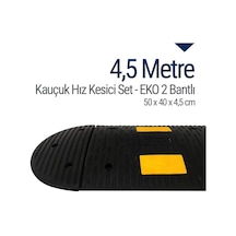 Kauçuk Hız Kesici. Yol Kasisi 50 x 40 x 4.5Cm - Eko 2 Bantlı - 4. N11.241