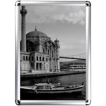 B2 50X70Cm Alüminyum Çerçeve Rondo Köşe Aç Kapa Açılır Kapanır