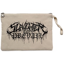 Slaughter to Prevail Logo Krem Clutch Cüzdan / El Çantası