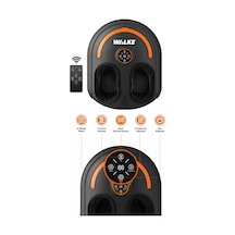 Walke Premium Uzaktan Kumandalı Çıkarılabilir Kılıf Isıtmalı Ayak Masaj Aleti A-01 Siyah