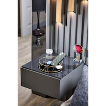 Edora Home Gold Banyo Organizer, Pleksi Banyo Düzenleyici - Metal Paslanmaz Gold