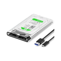Qgeem Qg-st05 2.5 İnç Sata Harddisk Veri Aktarım Kutusu Siyah