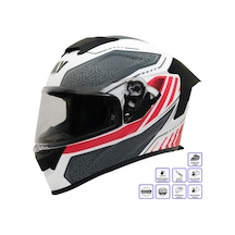 My Helmets Mks001-wrg Yarış Spoiler Güneş Vizörlü Şeffaf Full Face Motosiklet Kaskı