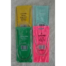 Çelik Telli Misinalı Şiş 2,5 No 4 Lü Set