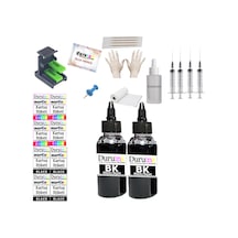 Duruınk Hp 4227e Hp 305 Kartuş Dolum Seti 2x100ml Siyah Mürekkep