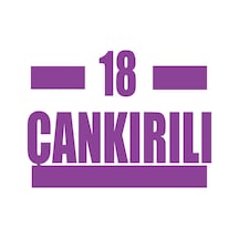 18 Çankırılı Araba Sticker 17x17 Cm Mor