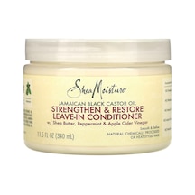 Shea Moisture Jamaican Black Castor Oil Güçlendirici Ve Onarıcı Durulanmayan Saç Kremi 340ml