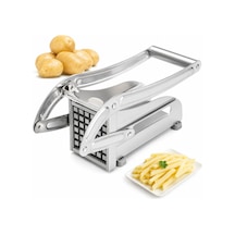Patato-chıpper Manuel Patates - Sebze Dilimleme Makinesi Komple Metal Üstten Kollu Bx40 Ahşap - Şeffaf