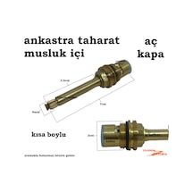 Ankastre Taharat Musluğu İçi Aç Kapa Taharet Musluk İçi Küçük Boy
