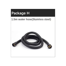 Joyhub Mingjin Shop2 H Tarzı Siyah Tuvalet Püskürtücü Duş Başlığı Abs Paslanmaz Çelik Kendini Temizleyen El Wc Banyo Yıkama Bide Musluk Püskürtme Tabancası Su Hortumu Qmpoxb Beyaz