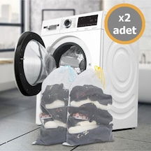 2 Adet Ultra Lüx Perde Ve Çamaşır Yıkama Filesi Renkli Ipli 60x80 Cm Battal Boy Tr Diğer
