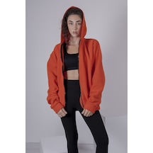 Kadın Erkek Fermuarlı Kapşonlu Polar Sweatshirt Kadın Erkek Fermuarlı Kapşonlu Polar Sweatshirt