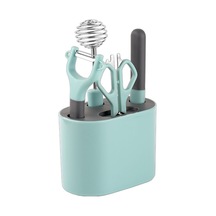 Sones 5 Adet / Set Paslanmaz Çelik Soyucu Mutfak Aletleri Seti Depolama Tutucu İle