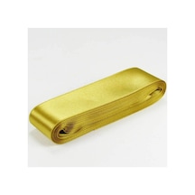 Gold Altın Renk Saten Kurdela 4 Cm. X 10 Metre Gold