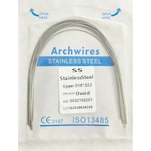 10 Adet/paket Diş Kemer Telleri Ortodonti Süper Elastik Nıtı Yuvarlak Dikdörtgen Archwire Alt/üst 012/014/016/018/020/16x16/16x22 Kırmızı Ve Sarı Ve Mavi