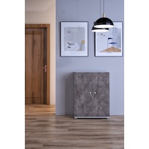 Prenses Çok Amaçlı Ayakkabı Erzak Banyo Antre Dolabı Kiler Gri Prenses Çok Amaçlı Ayakkabı Erzak Banyo Antre Dolabı Kiler Gri