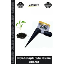 Özel Üretim Küçük Bahçe Bitki Çiçek Tohum Ekim Manuel Pratik Dayanıklı Siyah Saplı Fide Dikme Aparat