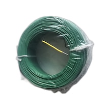 Tek Damarlı Kalaylı Tam Bakır Zil Teli Montaj Teli 0.50 Mm 100 Metre Yeşil Zil Kablosu