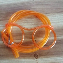 Turuncu Renkli Hasır Bardaklar Esnek İçme Pipetleri Tüp Araçları ÇocukBar